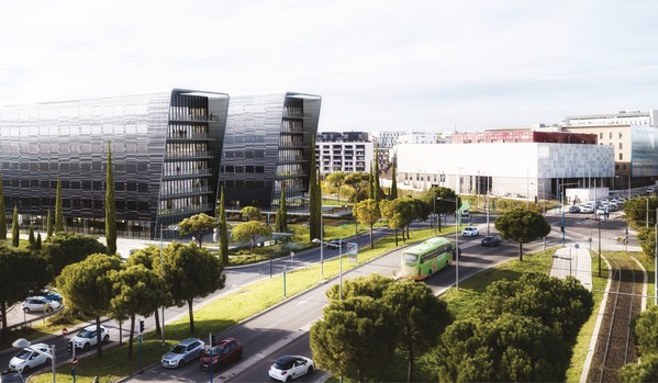 Bureaux Quartier Garosud au Sud-Ouest de Montpellier accès autoroute A9