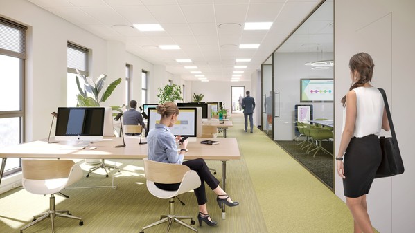 Axeo Toulouse environnement végétalisé - bureaux et locaux d'activité labelisé BREEAM