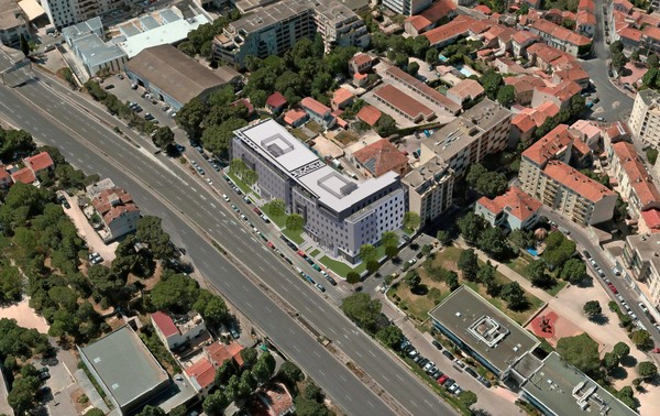 Bureaux avec terrasses et environnement qualitatif et durable