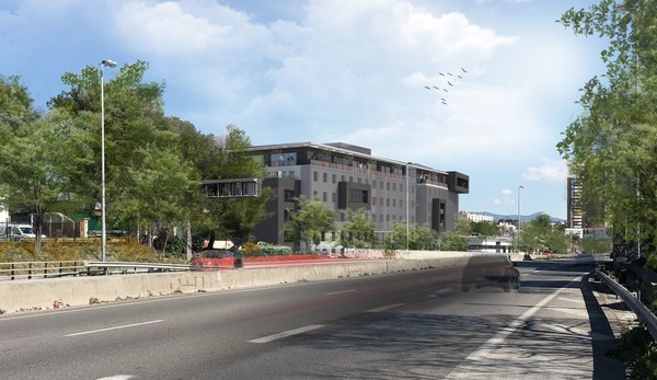 Bureaux et visibilité exceptionnelle depuis l’A50