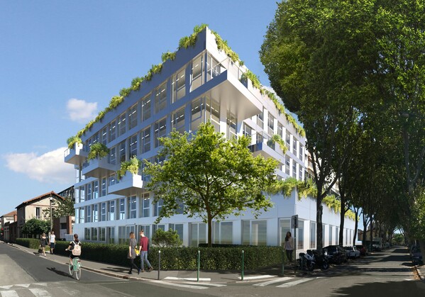 immobilier de bureaux et activité avec terrasse et balcons au sud de paris Porte de Vanves ligne 13 métro