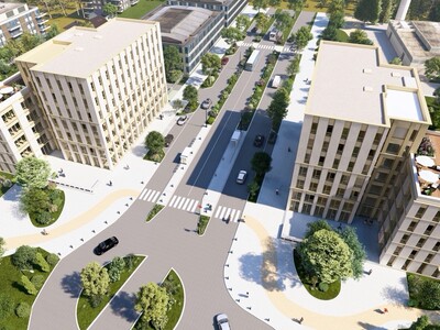 Entrée de ville à l'ouest de Nantes- ZAC du Boulevard de la Baule