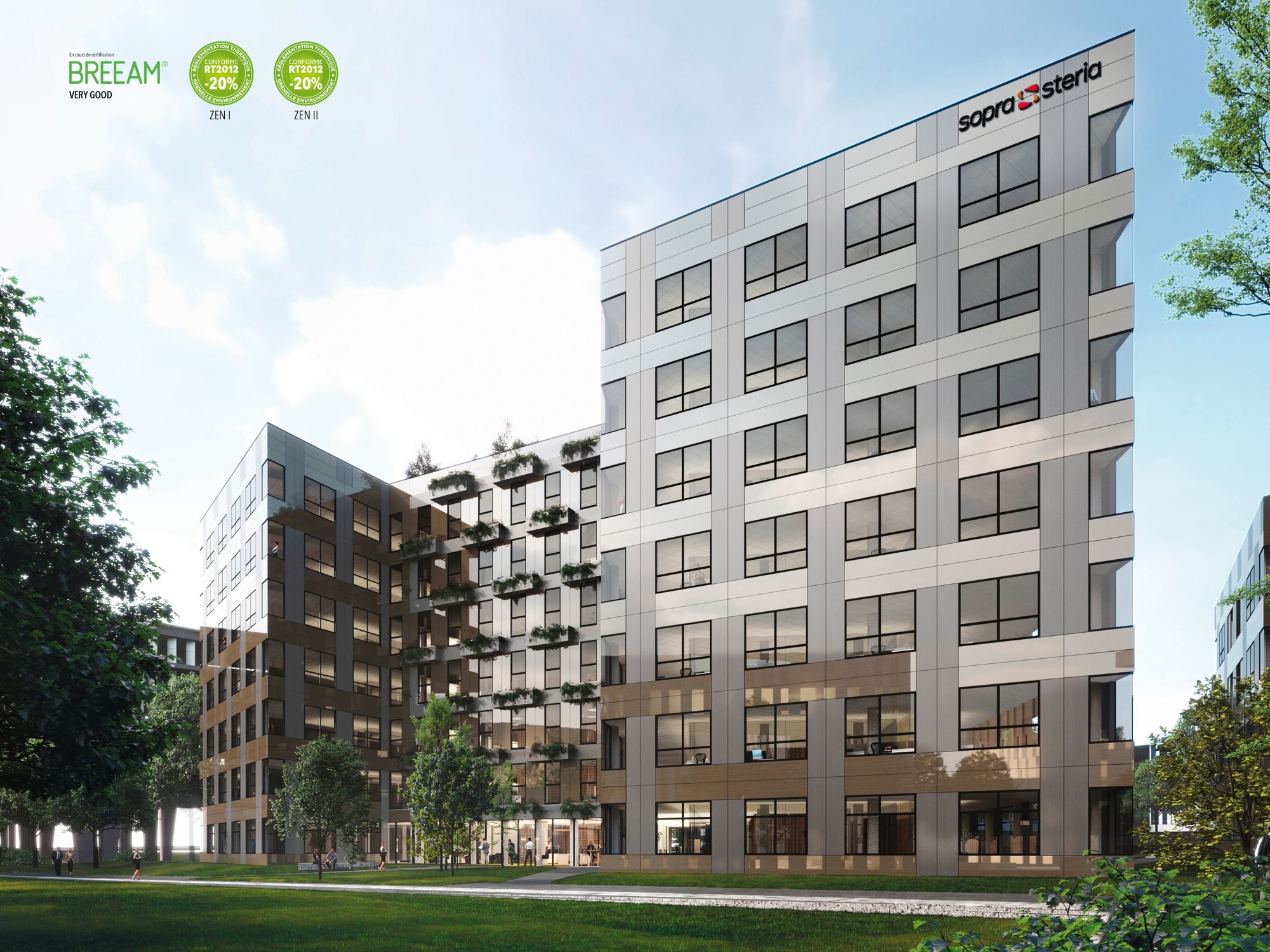 Zen Atalante Lazard Group Zen 1 Cesson-Sévigné cœur du quartier Viasilva