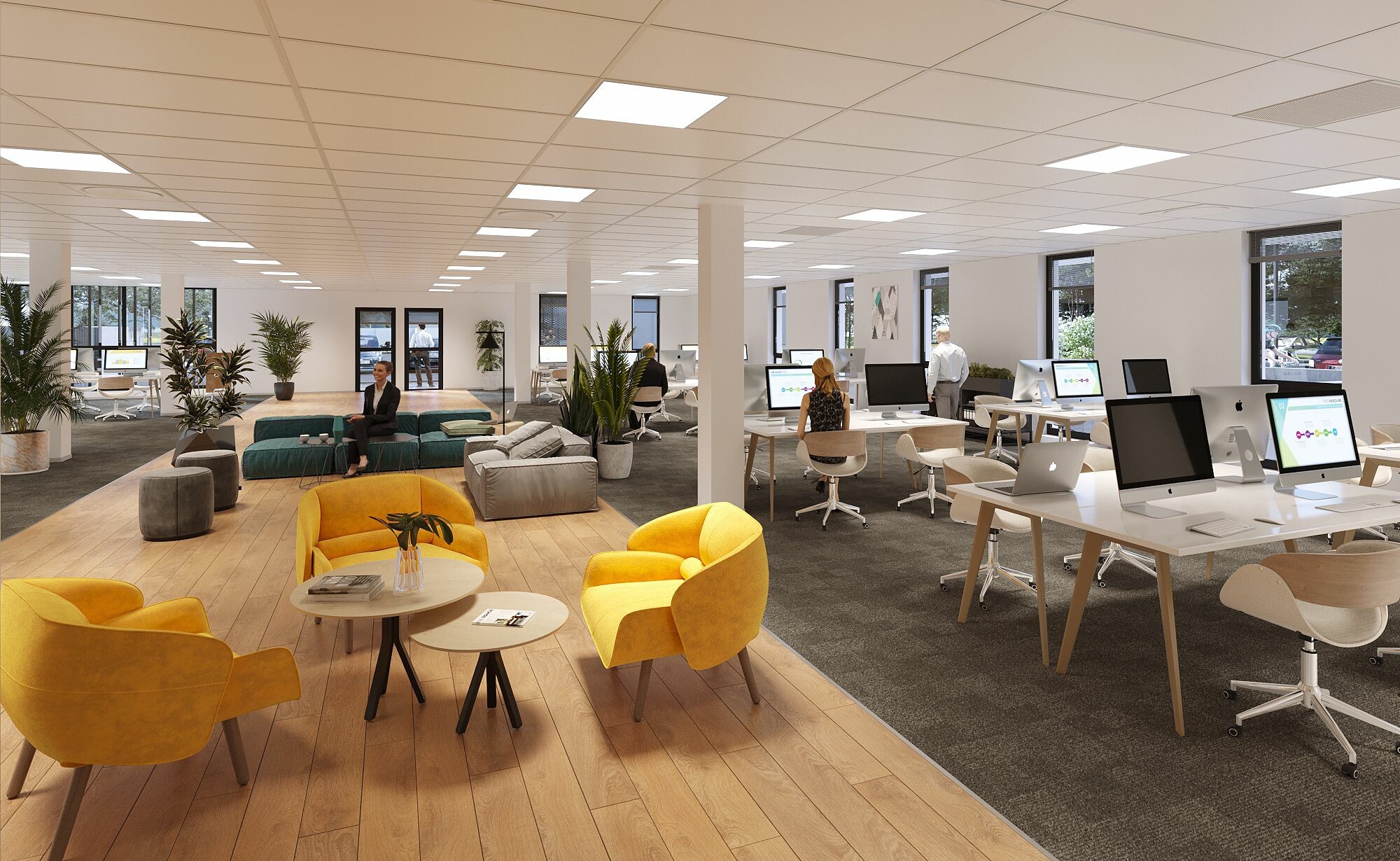 Bureaux à louer zone industrielle des Milles à Aix en procence LAZARD GROUP immobilier d'entreprise