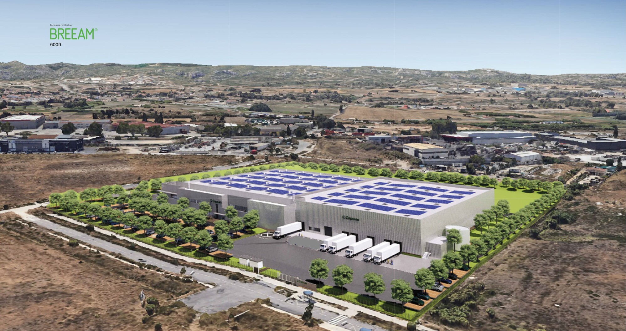 Batiment à destination industrielle LAZARD GROUP, La ZAC des FLORIDES Marignane