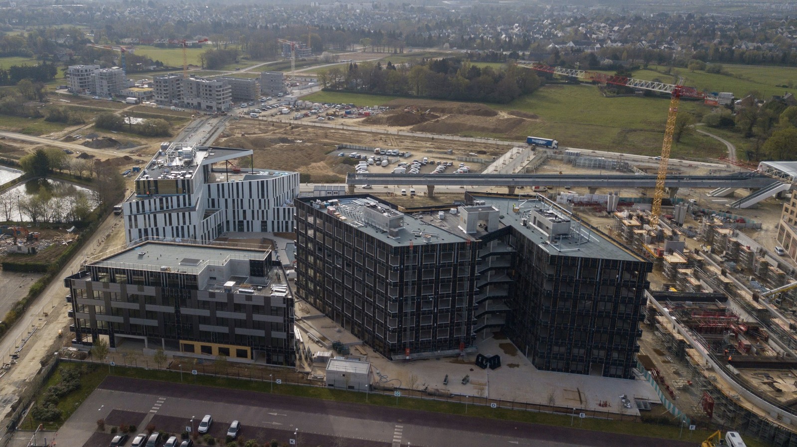 Zen Atalante - Rennes Atalante ViaSilva - immeuble gros œuvre | Lazard Group