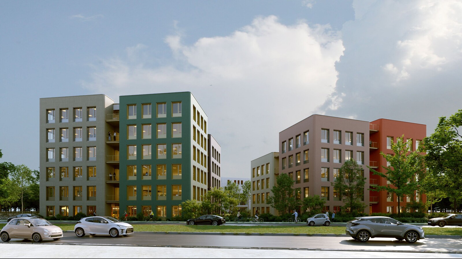 Bureaux à vendre ou à louer à tours sur la ZAC MONCONSEIL dans le futur ÉcoQuartier aux aménagements durables, inclusifs et résilients
